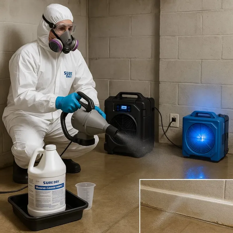 Sanitization and Odor Removal process in Quincy, CA